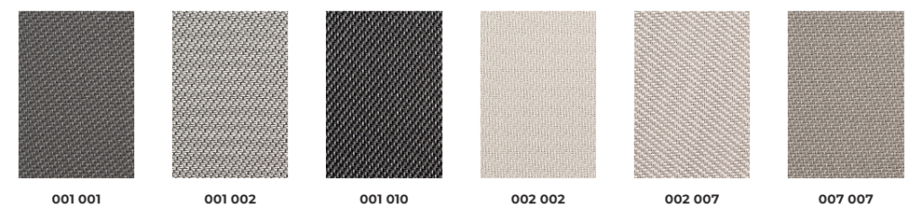 screens type kleuren